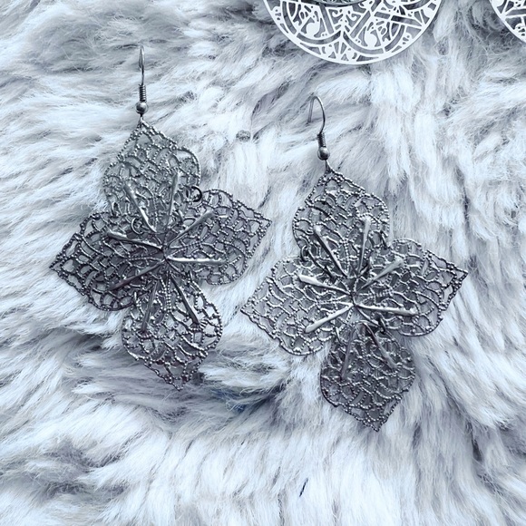 3 Pair Misc. Brand Metal Dangle Earrings | Boho | Super Light | Lot of 3 | NWOT - Picture 2 of 11